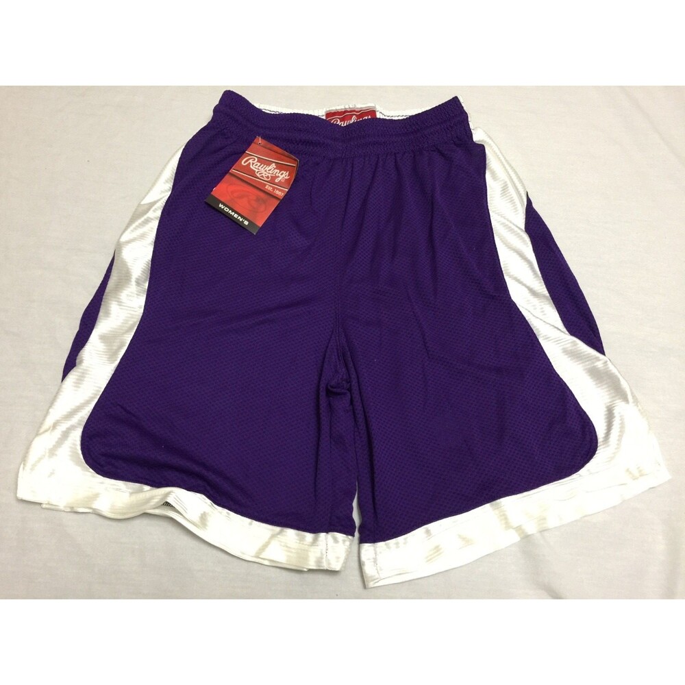 NWT RAWLINGS WOMENS ATHLETIC BASKETBALL SHORTS SIZE S
